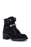 Women's Suede Studded Detailed Boots | Derimod