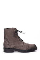 Women's Suede Studded Detailed Boots | Derimod