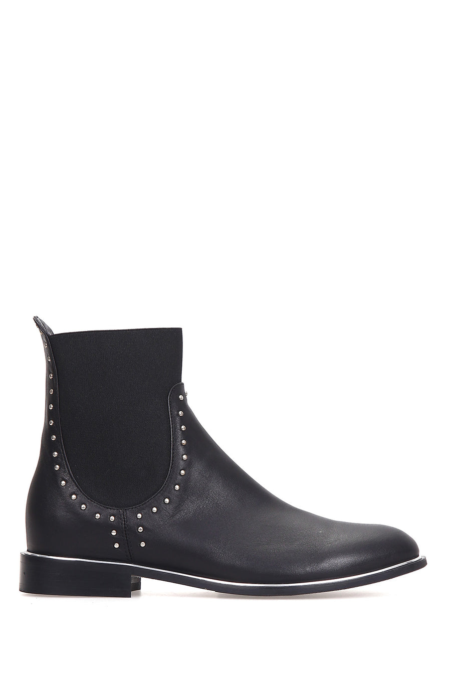 Women's Studded Detailed Leather Boots 18WFD243018 | Derimod