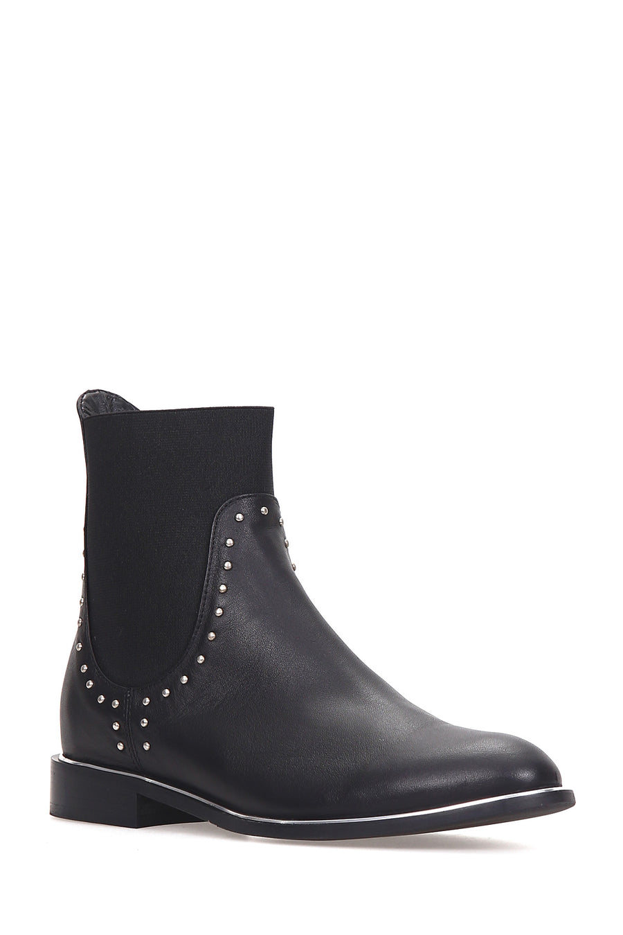 Women's Studded Detailed Leather Boots