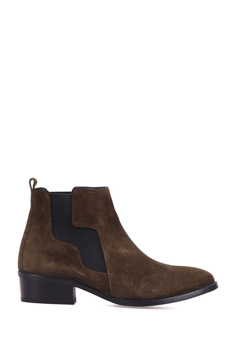 Women's Suede Leather Boots 18WFD282210 | Derimod