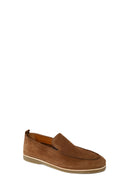 Male Tan Suede Casual Loafer | Derimod