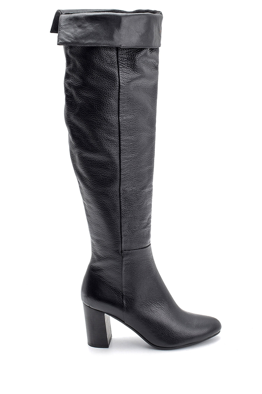 Women's Heeled Leather Boots 19WFD2438FT | Derimod