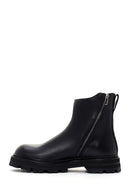 Harley Davidson Men's Black Thick Soled Zippered Boots | Derimod