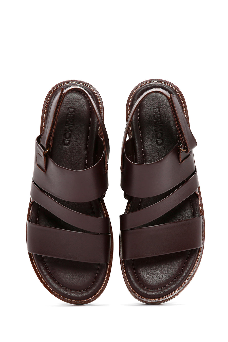 Men's Brown Leather Sandals