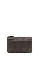 Male Grey Leather Handbag | Derimod