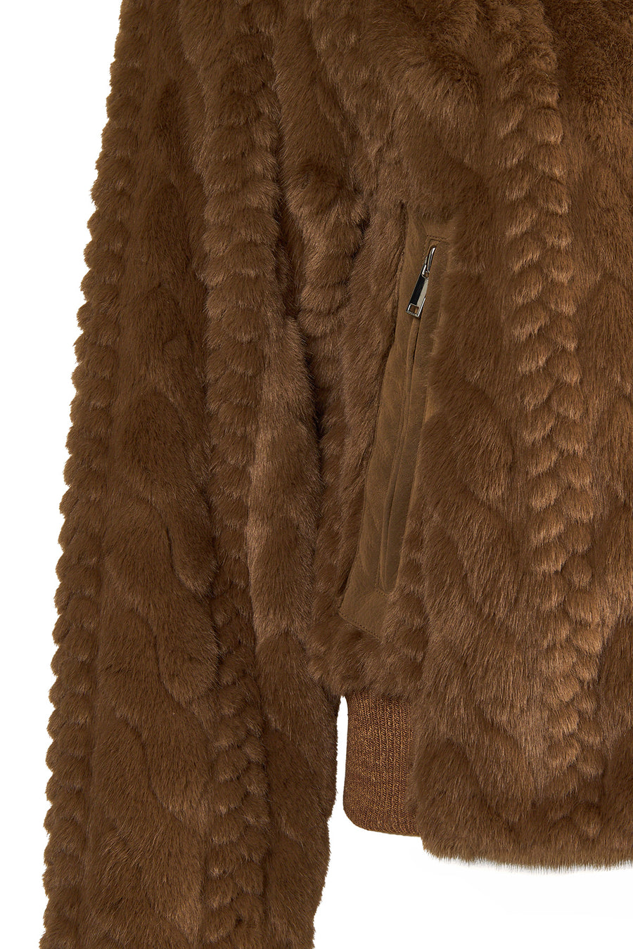 Aspen Woman Brown Teddy Jacket