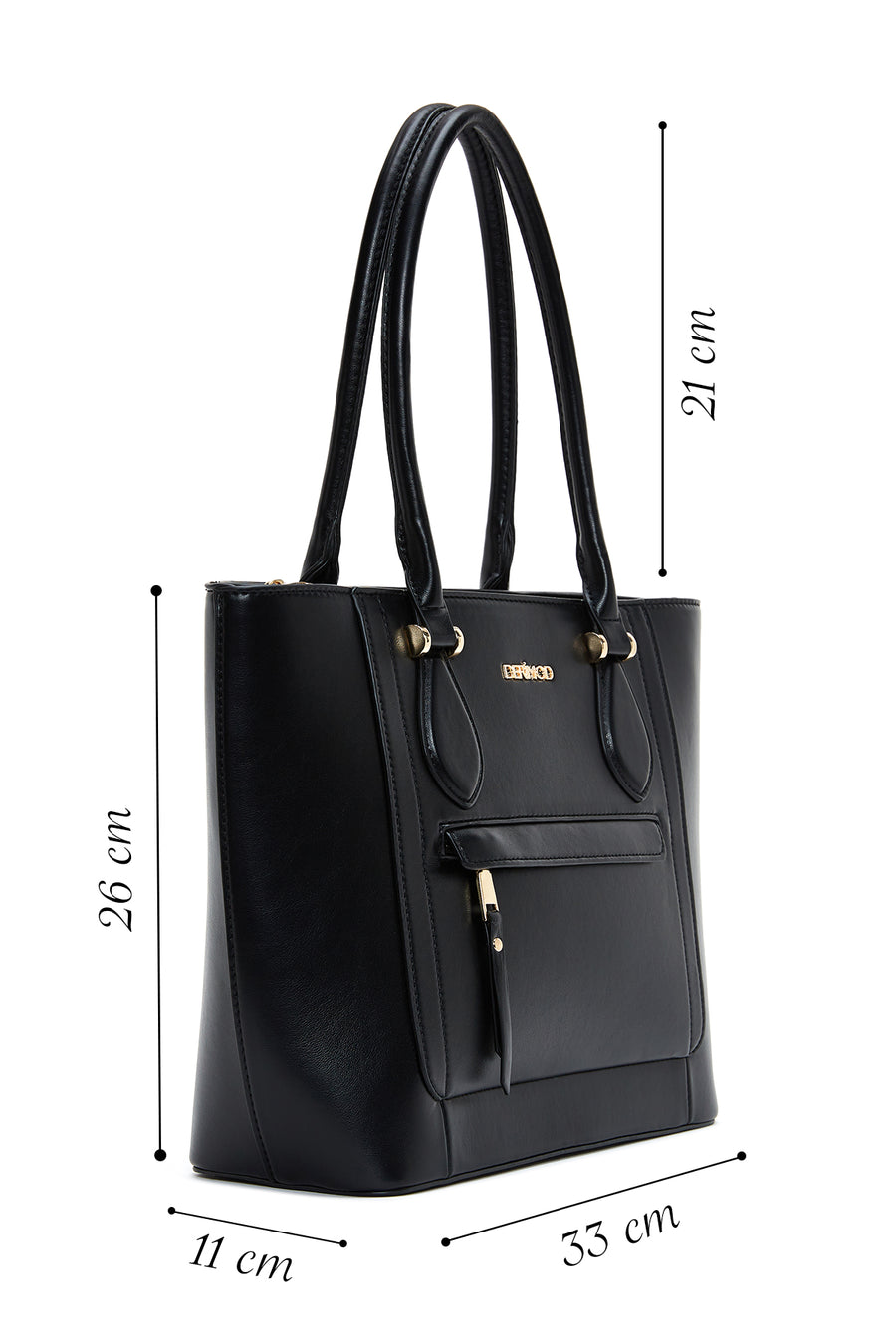 Women's Black Shoulder Bag