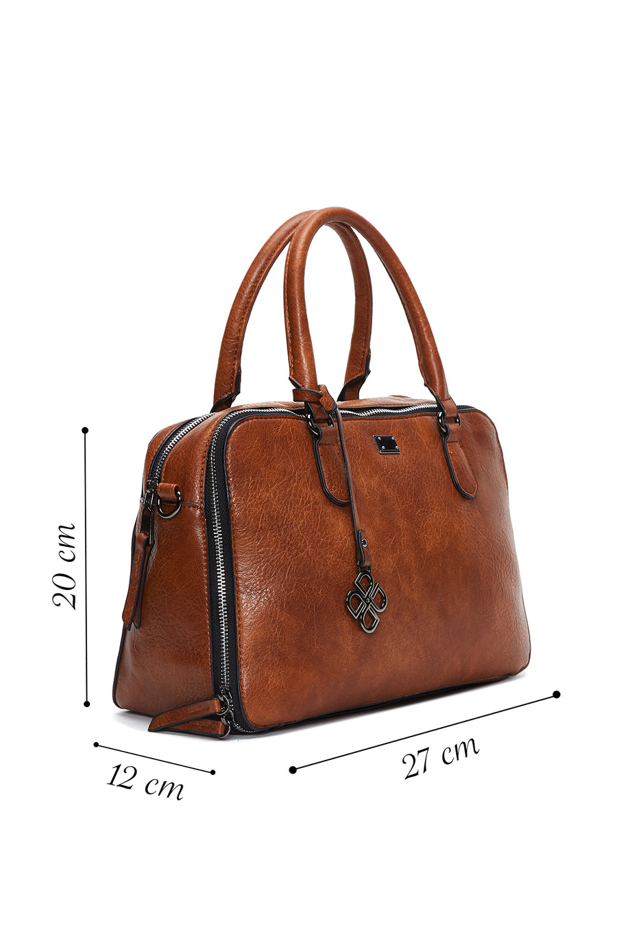 Women's Brown Long Strap Casual Shoulder Bag