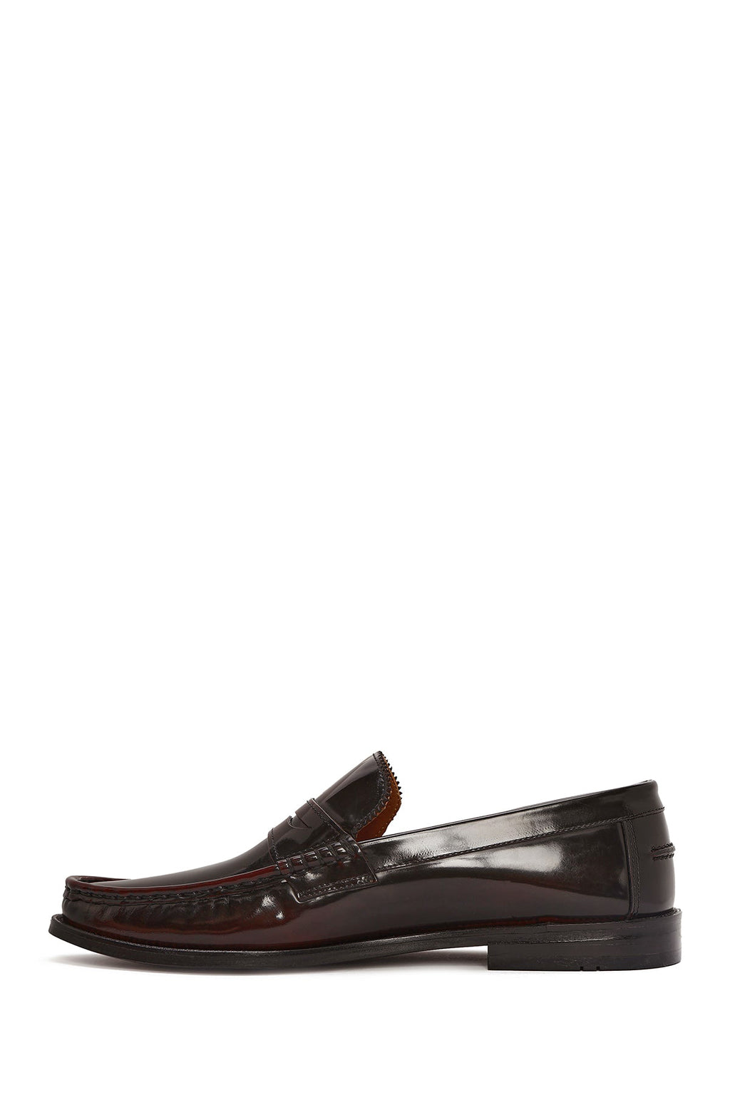 Erkek Bordo Deri Klasik Loafer