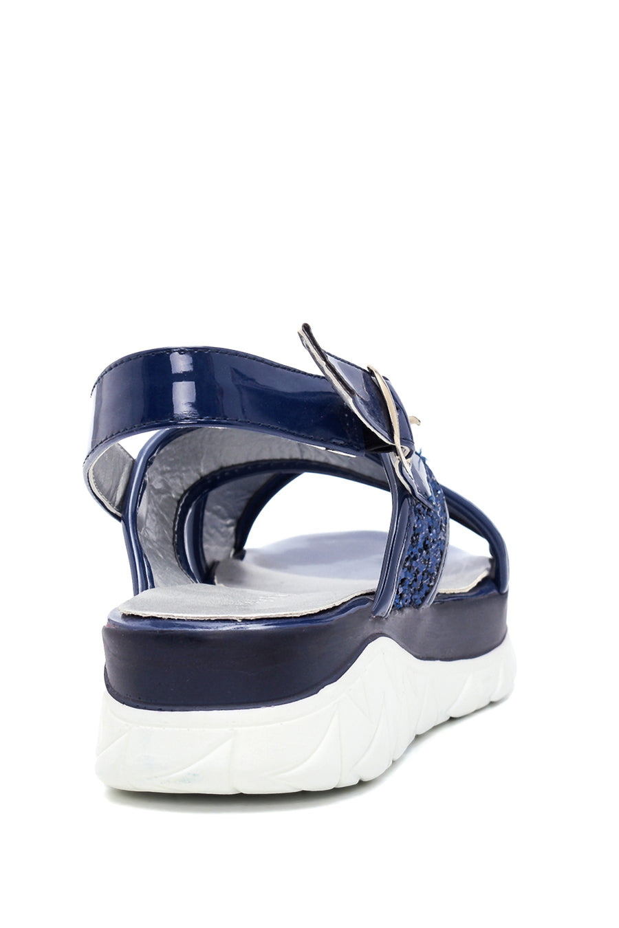 Women's Leather Shiny Sandals
