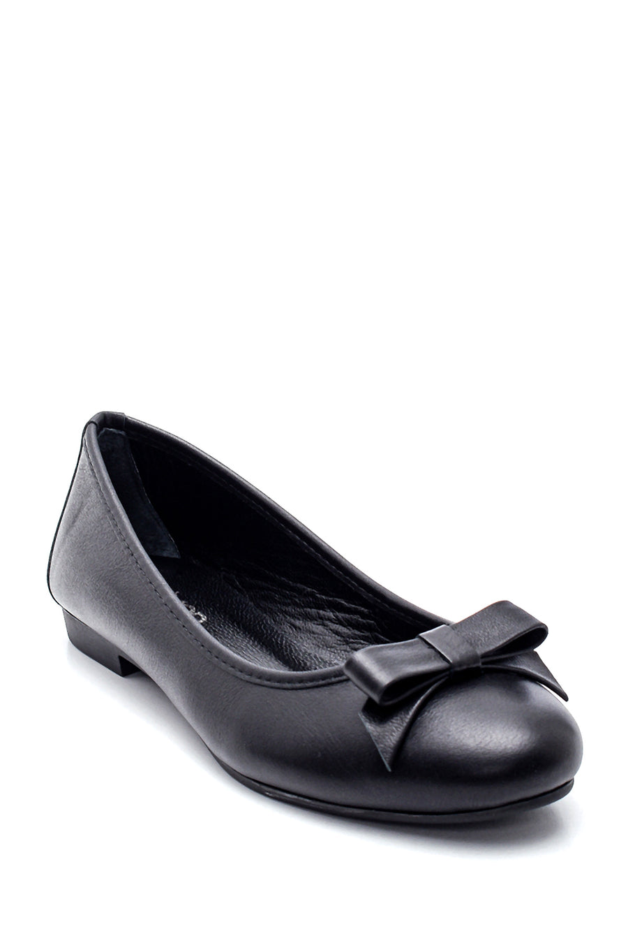 Women's Leather Bow Ballerina Ballet