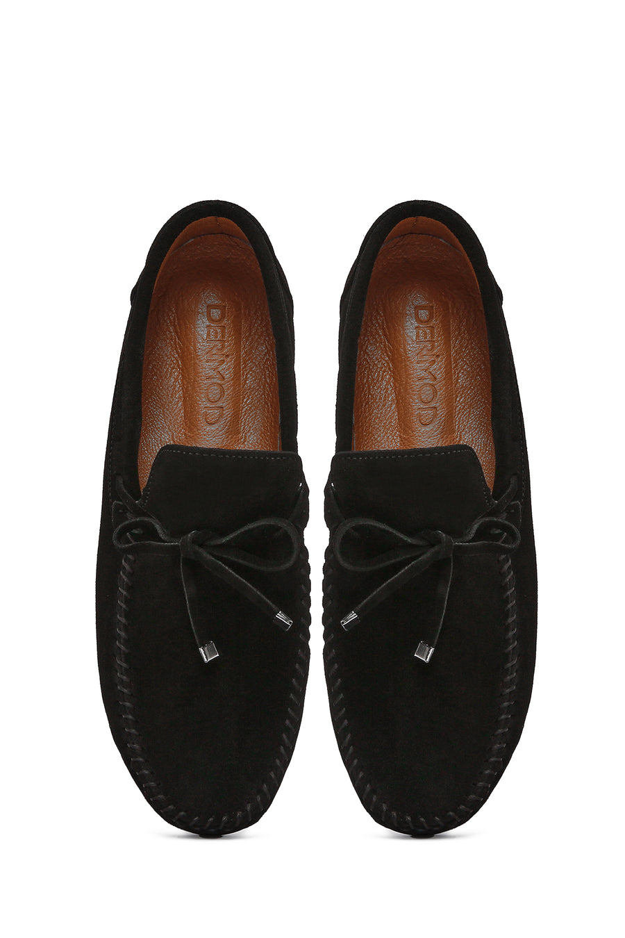 Men's Black Suede Leather Casual Loafer
