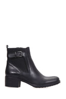 Women's Belted Leather Boots | Derimod