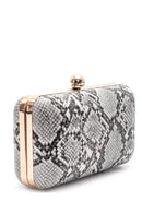 Women's Crocodile Patterned Clutch Bag | Derimod