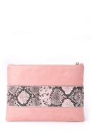 Women's Snakeskin Detailed Clutch Bag | Derimod