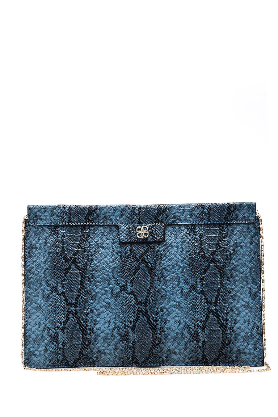 Women's Snake Patterned Clutch Bag 19SBD290140 | Derimod