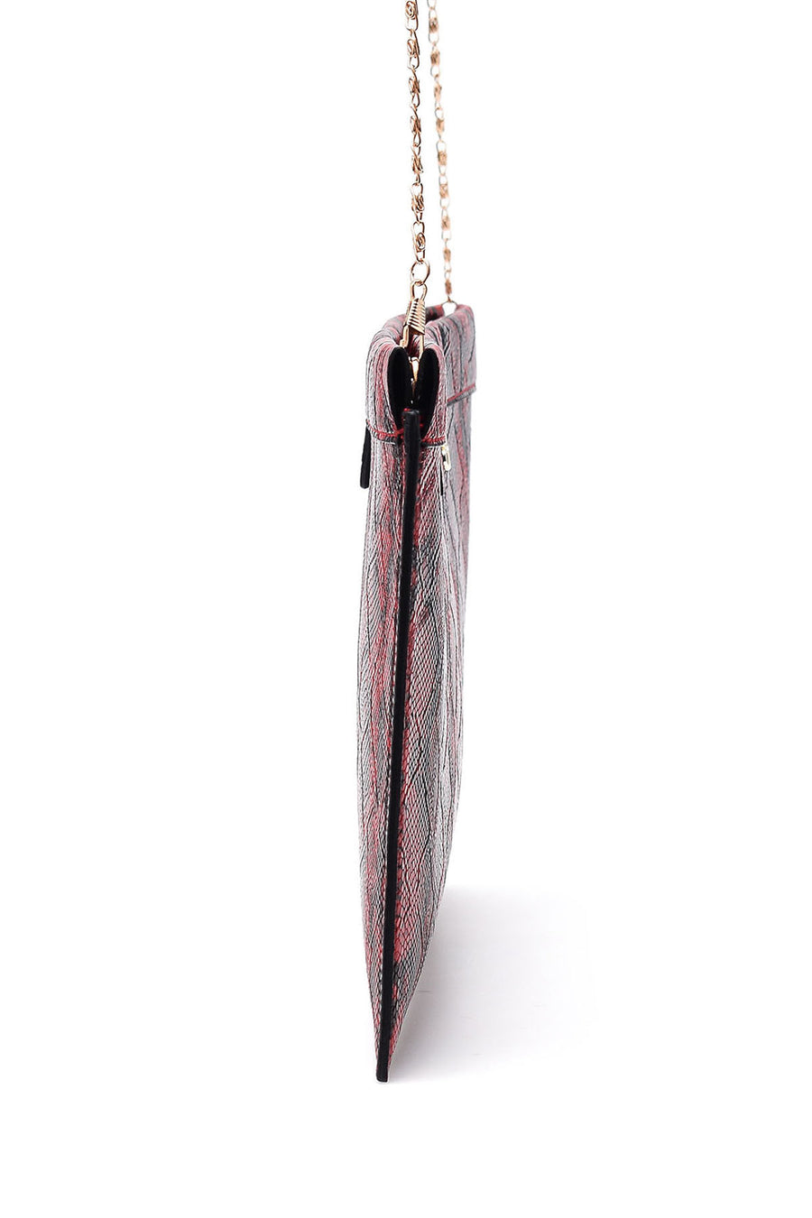 Women's Snake Patterned Clutch Bag