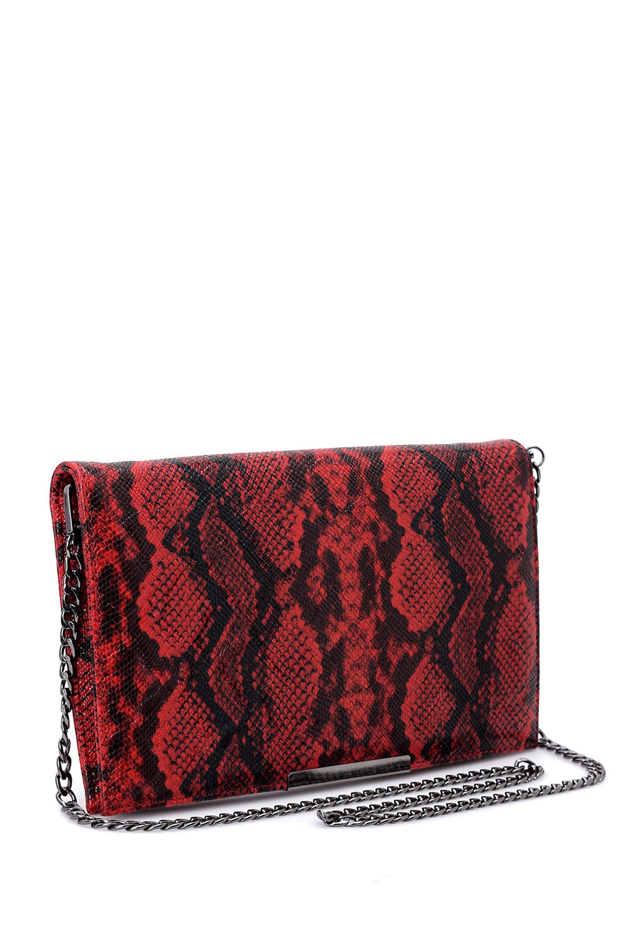 Women's Snakeskin Patterned Bag
