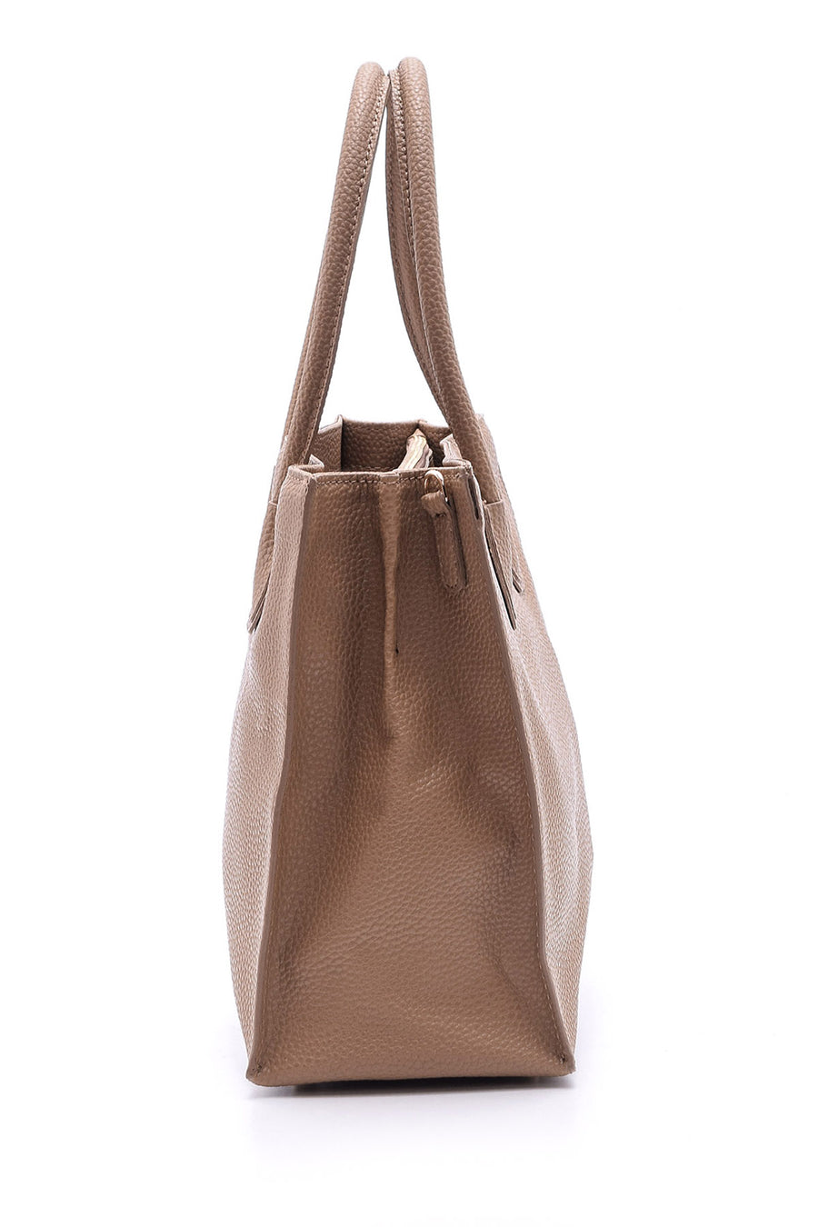 Women's Yellow Synthetic Leather Shoulder Bag