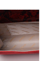 Women's Snakeskin Detailed Clutch Bag | Derimod