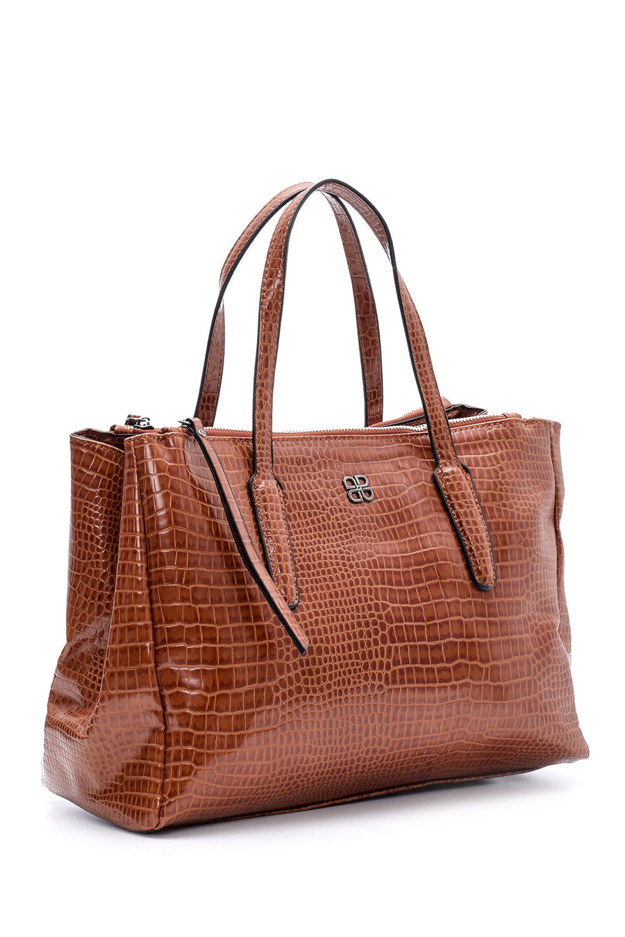 Women's Crocodile Patterned Shoulder Bag