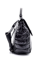 Women's Patent Leather Detailed Backpack | Derimod