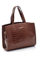 Women's Crocodile Detailed Shoulder Bag | Derimod