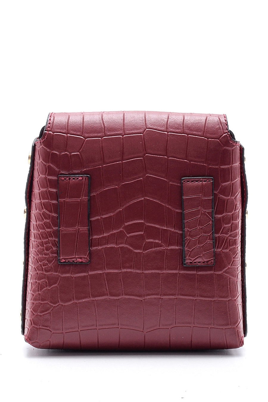 Women's Crocodile Patterned Crossbody Bag