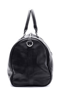 Men's Black Synthetic Leather Suitcase | Derimod