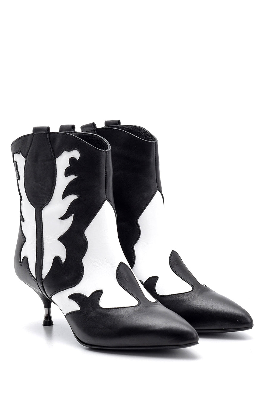 Women's Heeled Leather Boots