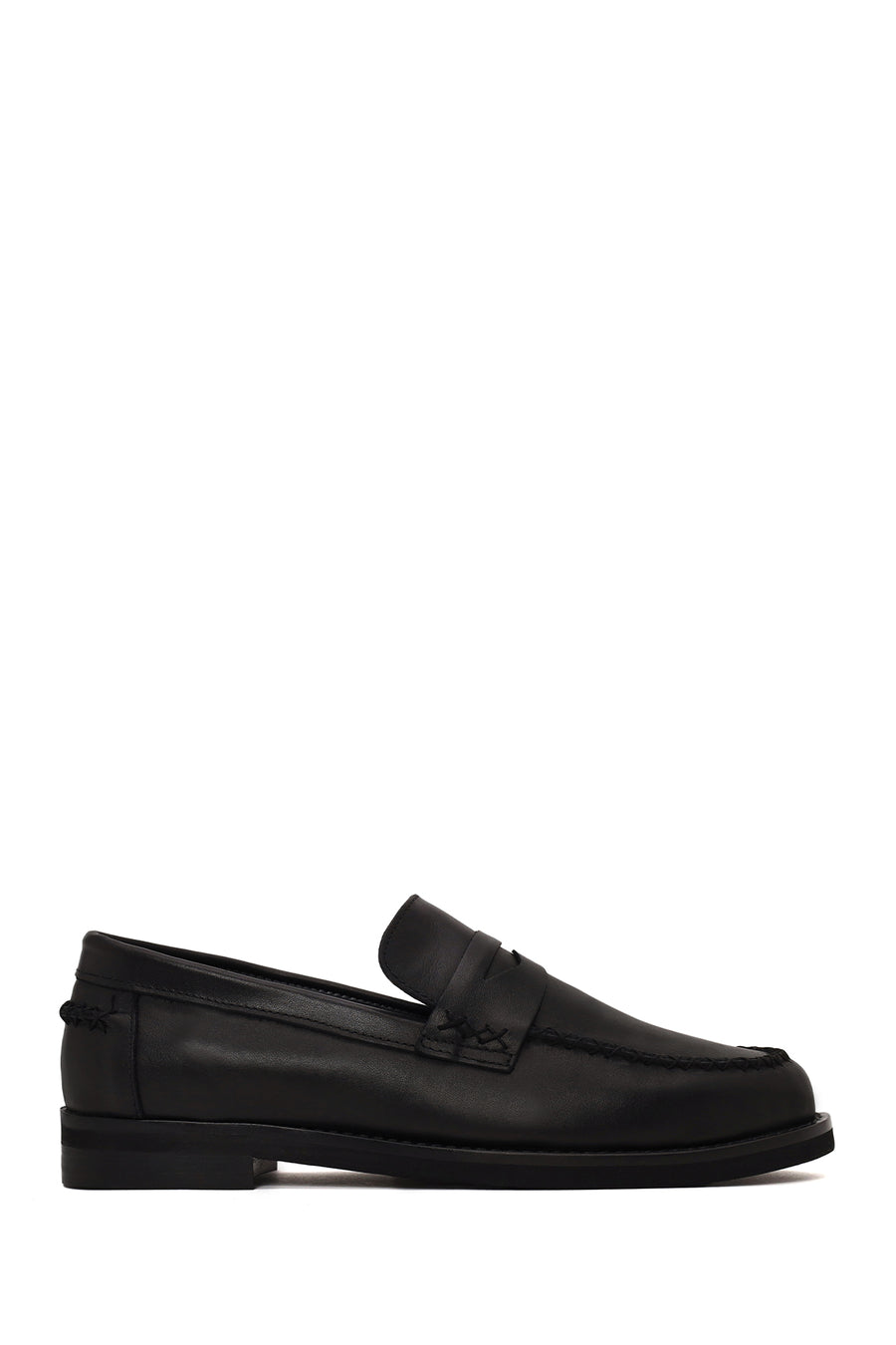 Kadın Siyah Deri Loafer AF190070DV | Derimod