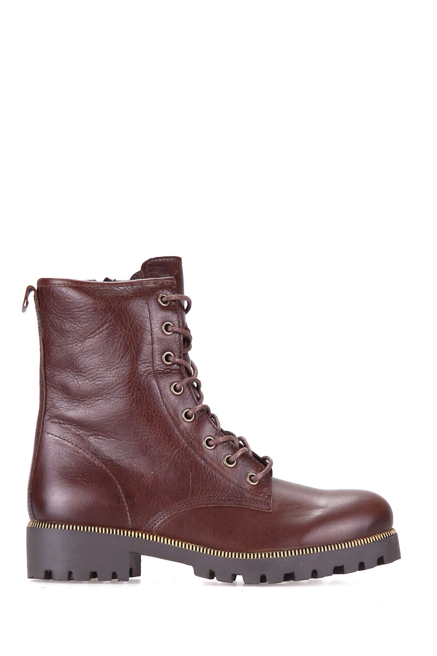 Lace-Up Women's Leather Boots 18WFD220618 | Derimod