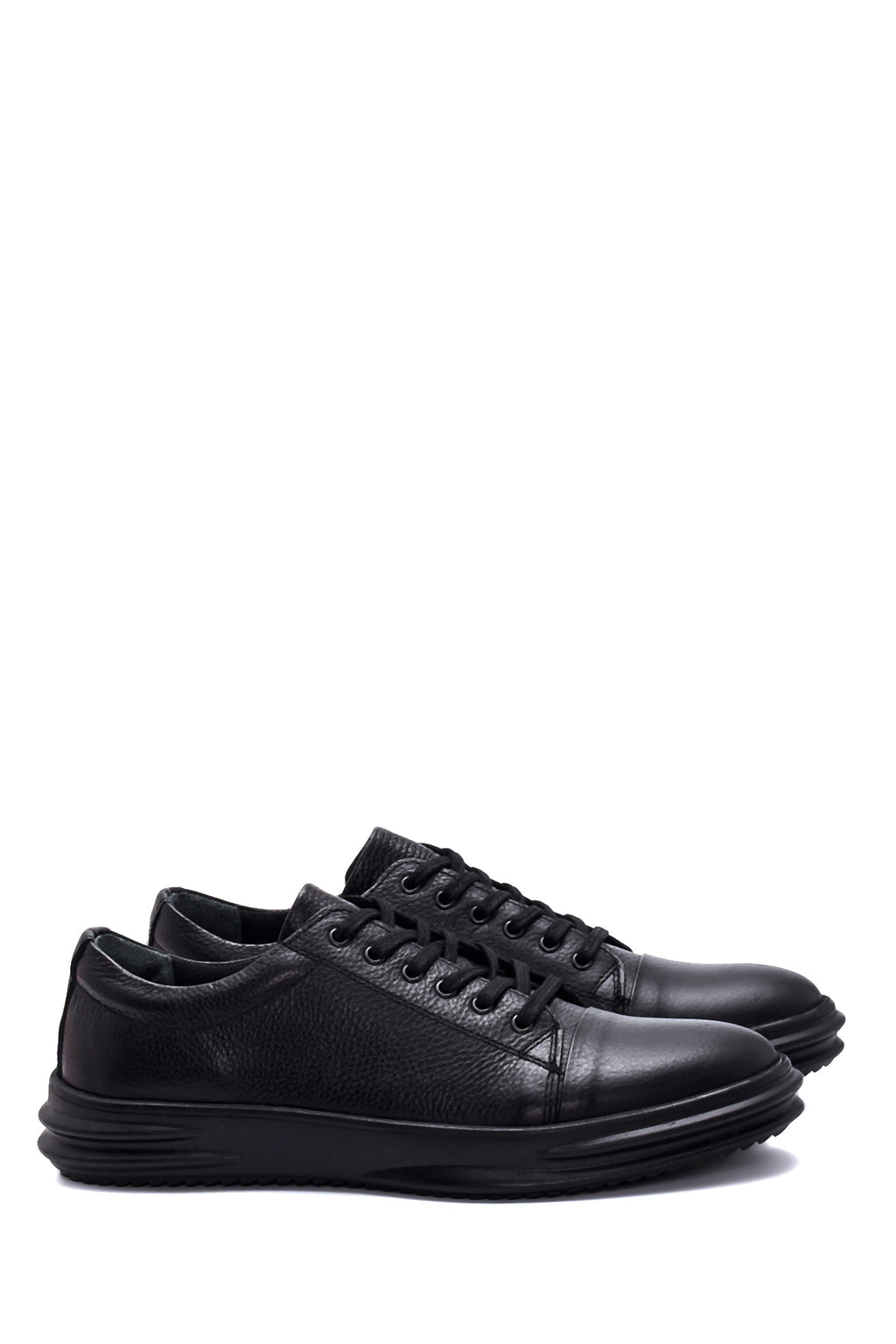 Erkek Deri Baskılı Sneaker