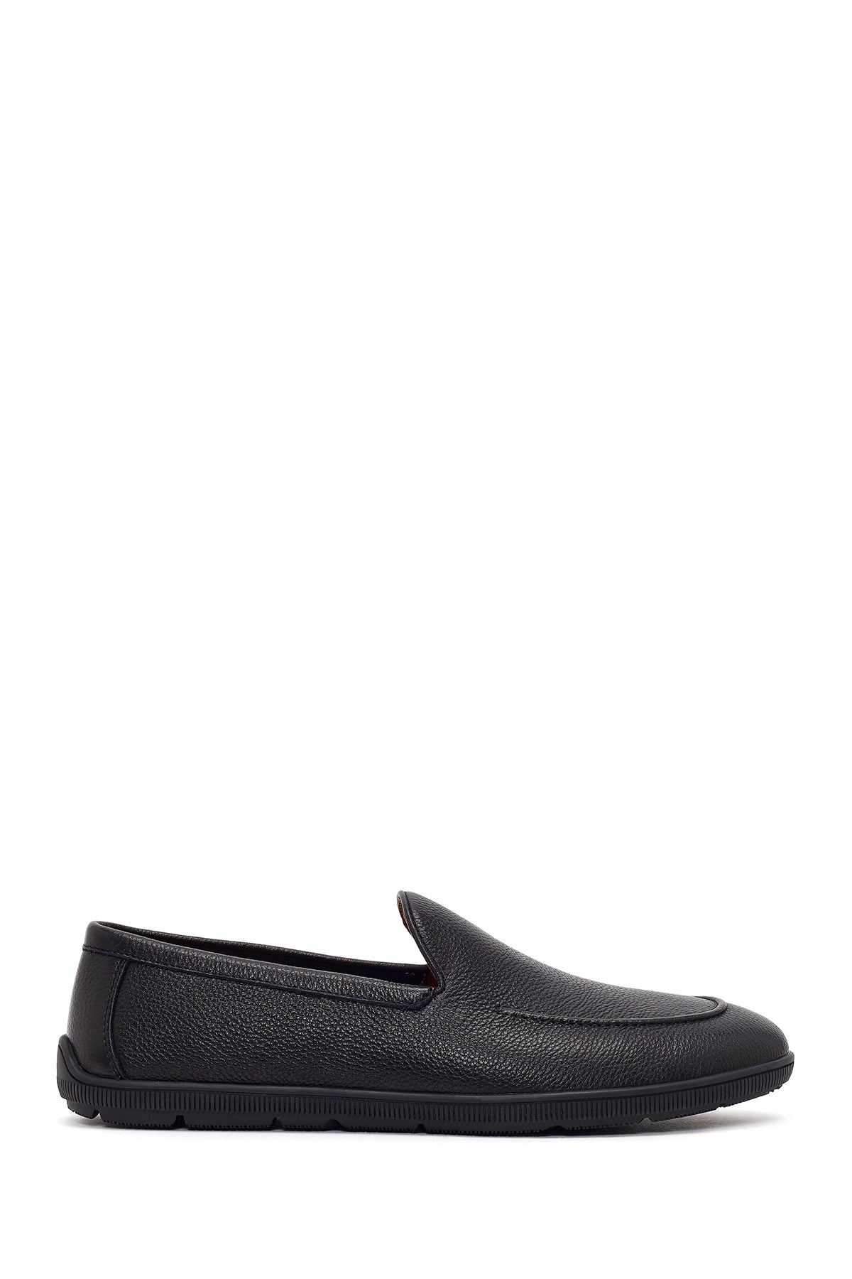 Men's Black Leather Casual Loafer 26SFD6952FT | Derimod