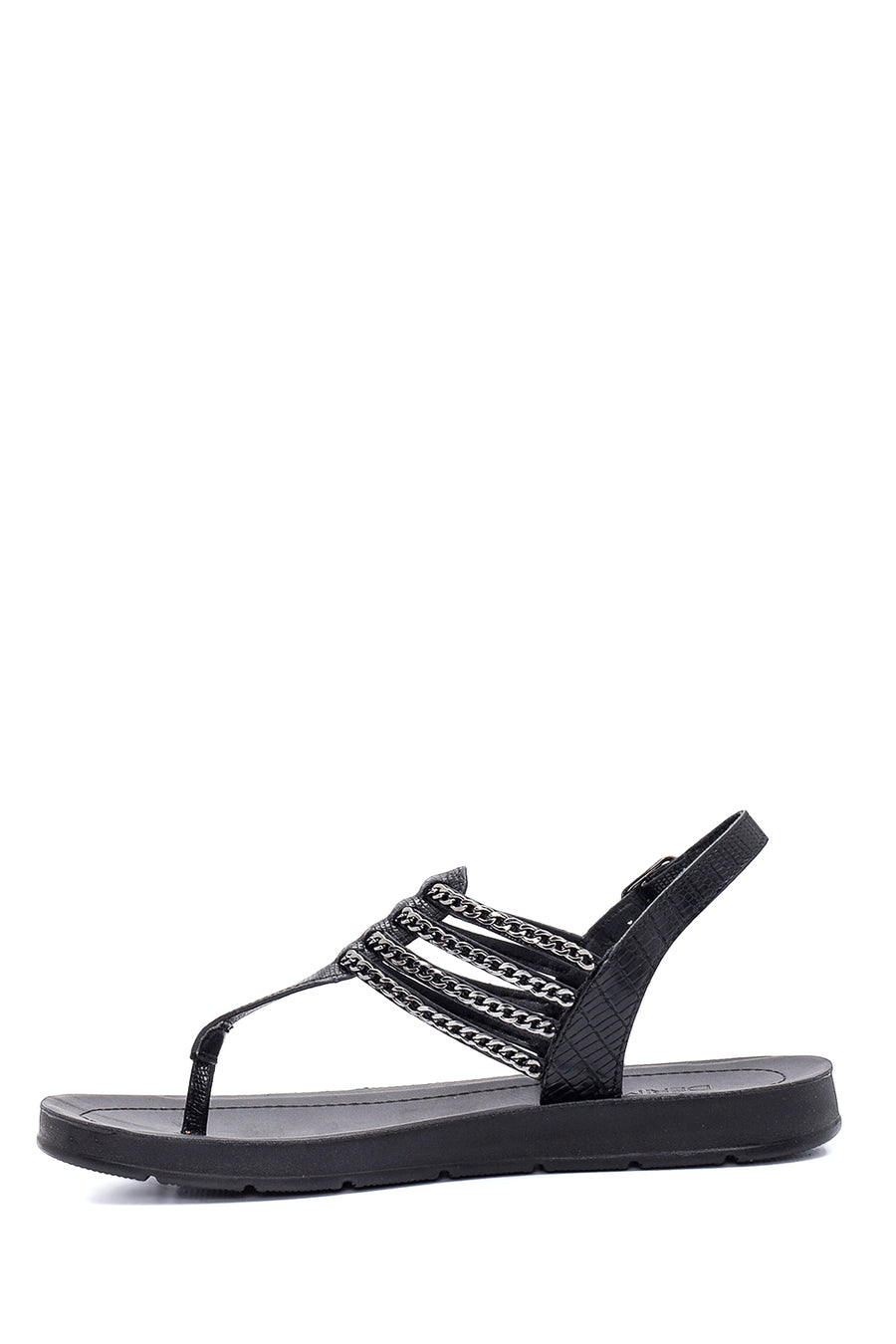 Women's Black Flip Flops Sandals