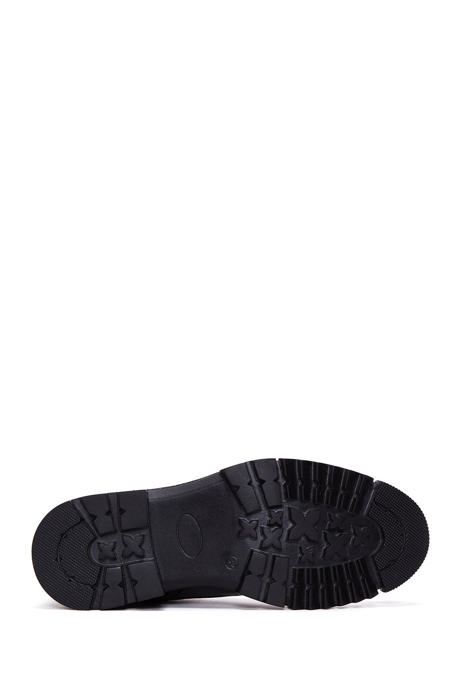 Men's Black Leather Zippered Boots