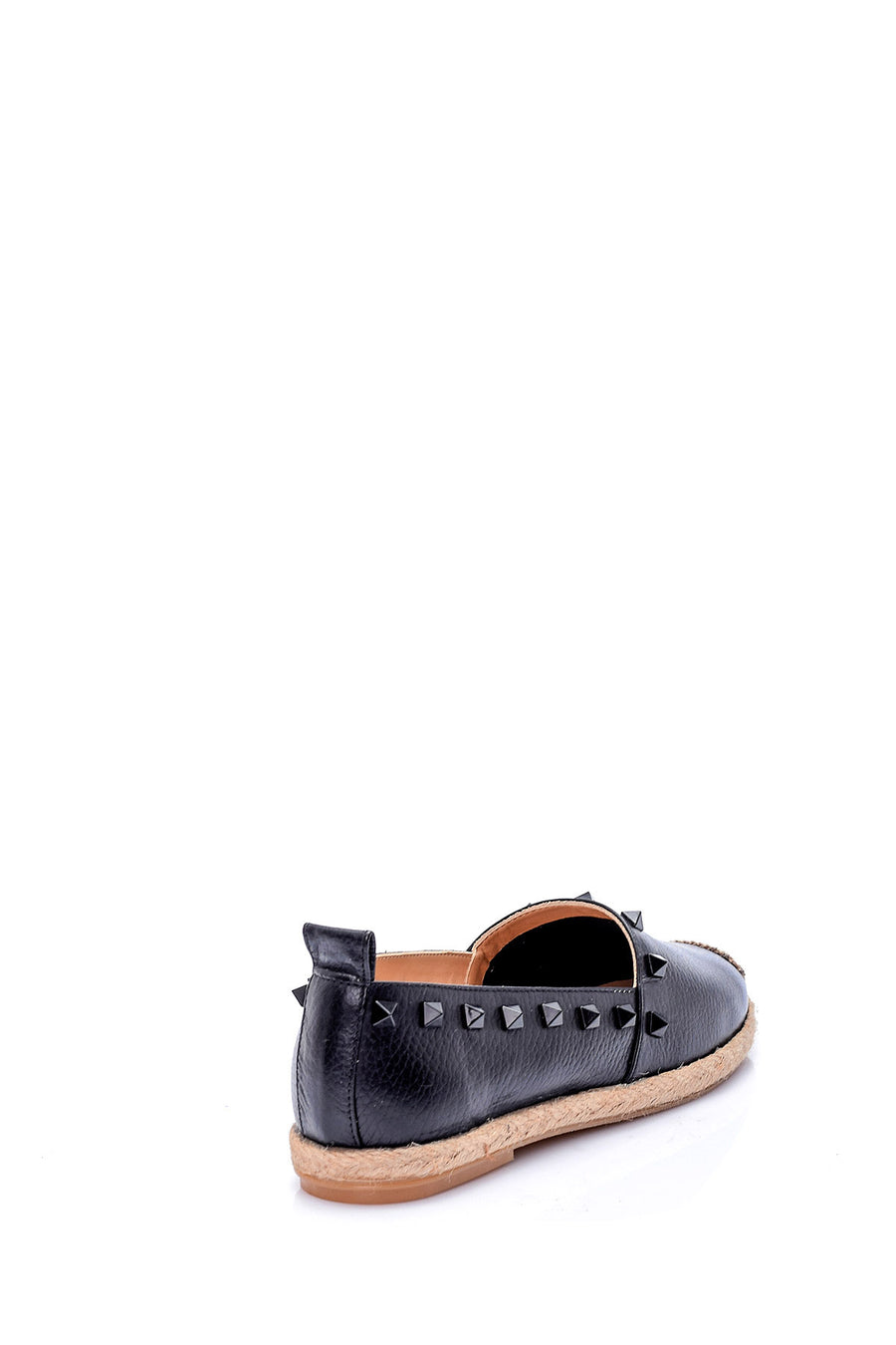 Women's Stone Detailed Leather Espadrille
