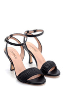 Women's Leather Heeled Sandals | Derimod
