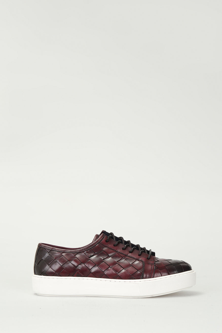 Örgülü Erkek Deri Sneaker