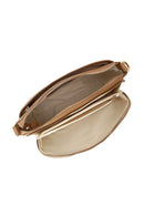 Woman Tan Long-Strap Leather Shoulder Bag | Derimod