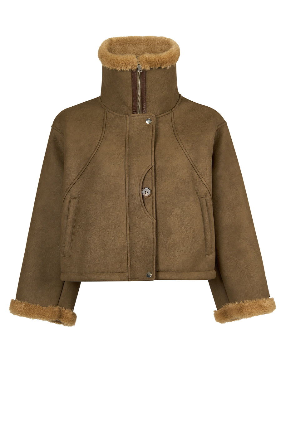 St Anton Woman Taba Oversize Teddy Coats