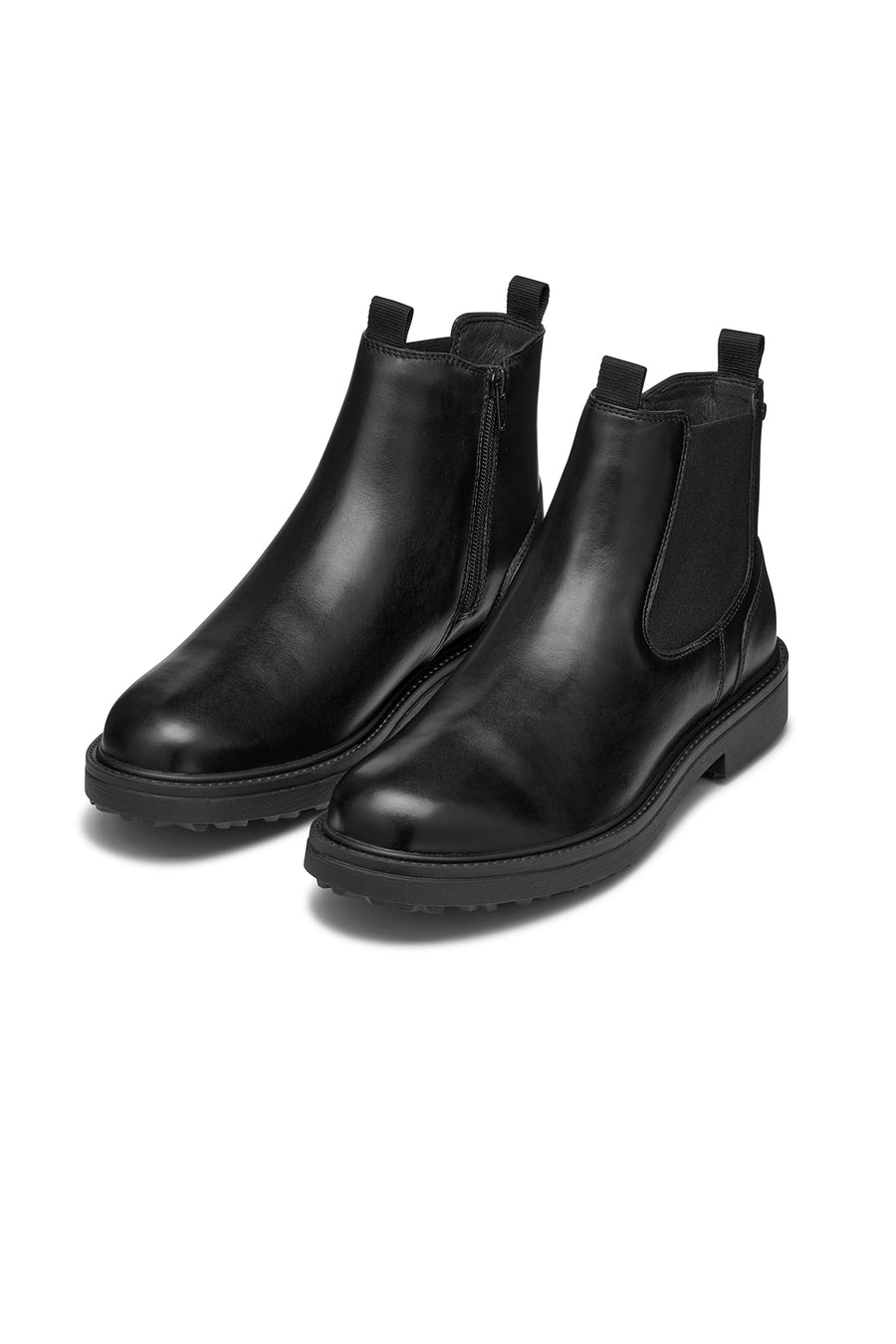 Geox Men's Black Lagorai + Grip Abx Zippered Waterproof Leather Casual Boots