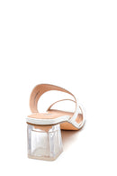 Women's Transparent Heel Detailed Slippers | Derimod