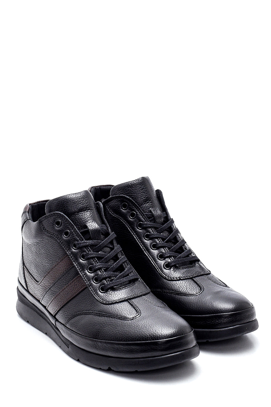 Men's Leather Zippered Boots
