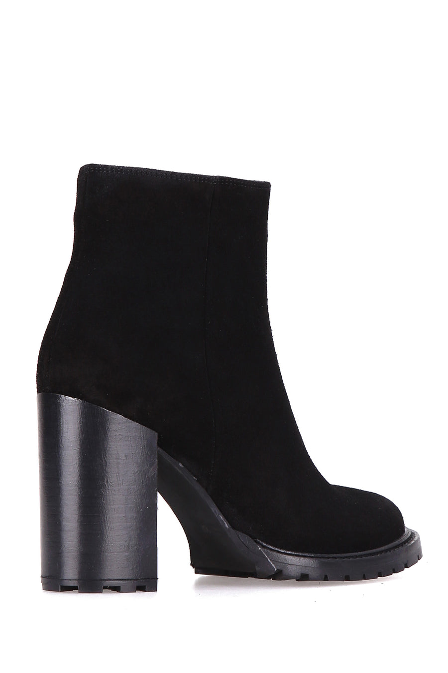 High Heeled Women's Suede Boots