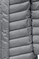 Geox Women's Gray Xhup, Bettanie Hooded Long Coat | Derimod