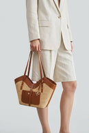 Woman Taba Wicker Shoulder Bag | Derimod