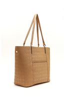 Women's Tan Printed Shoulder Bag | Derimod