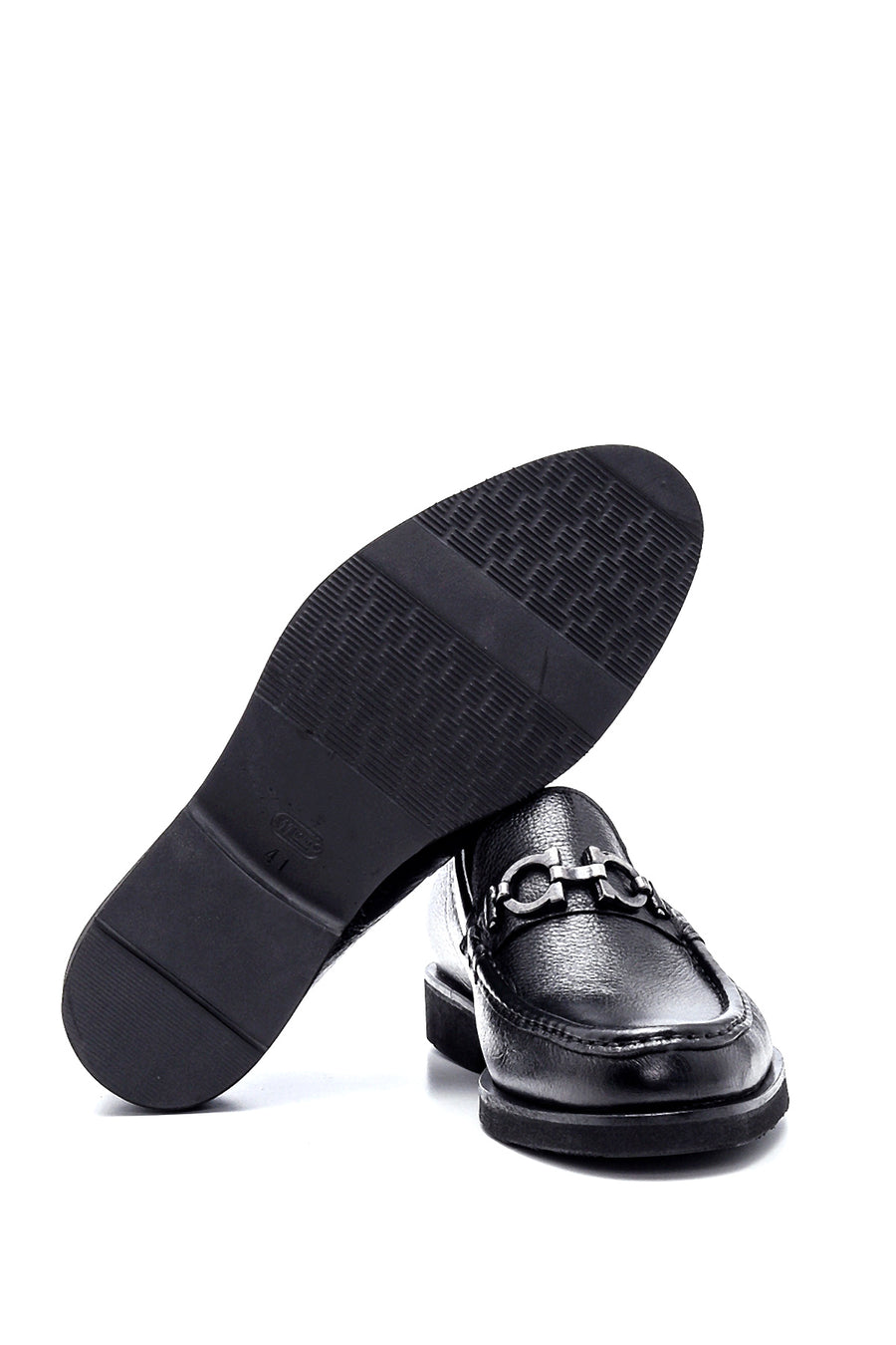 Men's Leather Buckle Loafer
